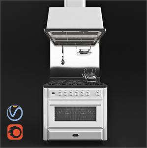 Kitchen unit Ilve Majestic MT-90